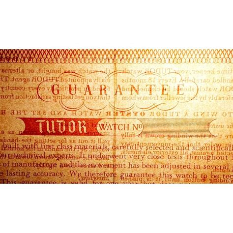 tudor guarantee|is tudor warranty transferable.